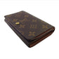 LOUIS VUITTON Long Wallet Purse M61736 Brown Portefeuille Tresor