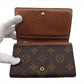 LOUIS VUITTON Long Wallet Purse M61736 Brown Portefeuille Tresor