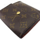 LOUIS VUITTON Bifold Wallet M61652 Brown beige gold Porte Monnaie Billets Cartes Credit