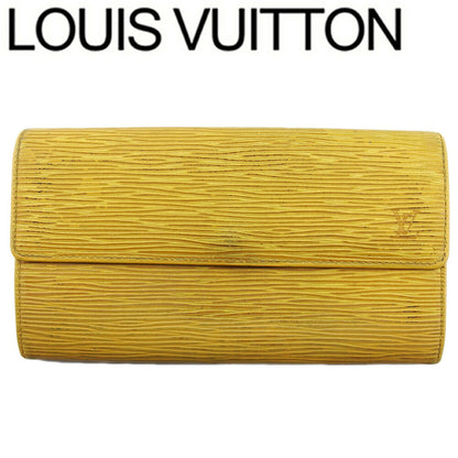 LOUIS VUITTON Long Wallet Purse M63579 Tassiri Yellow Pochette Porto MonÃ©credi