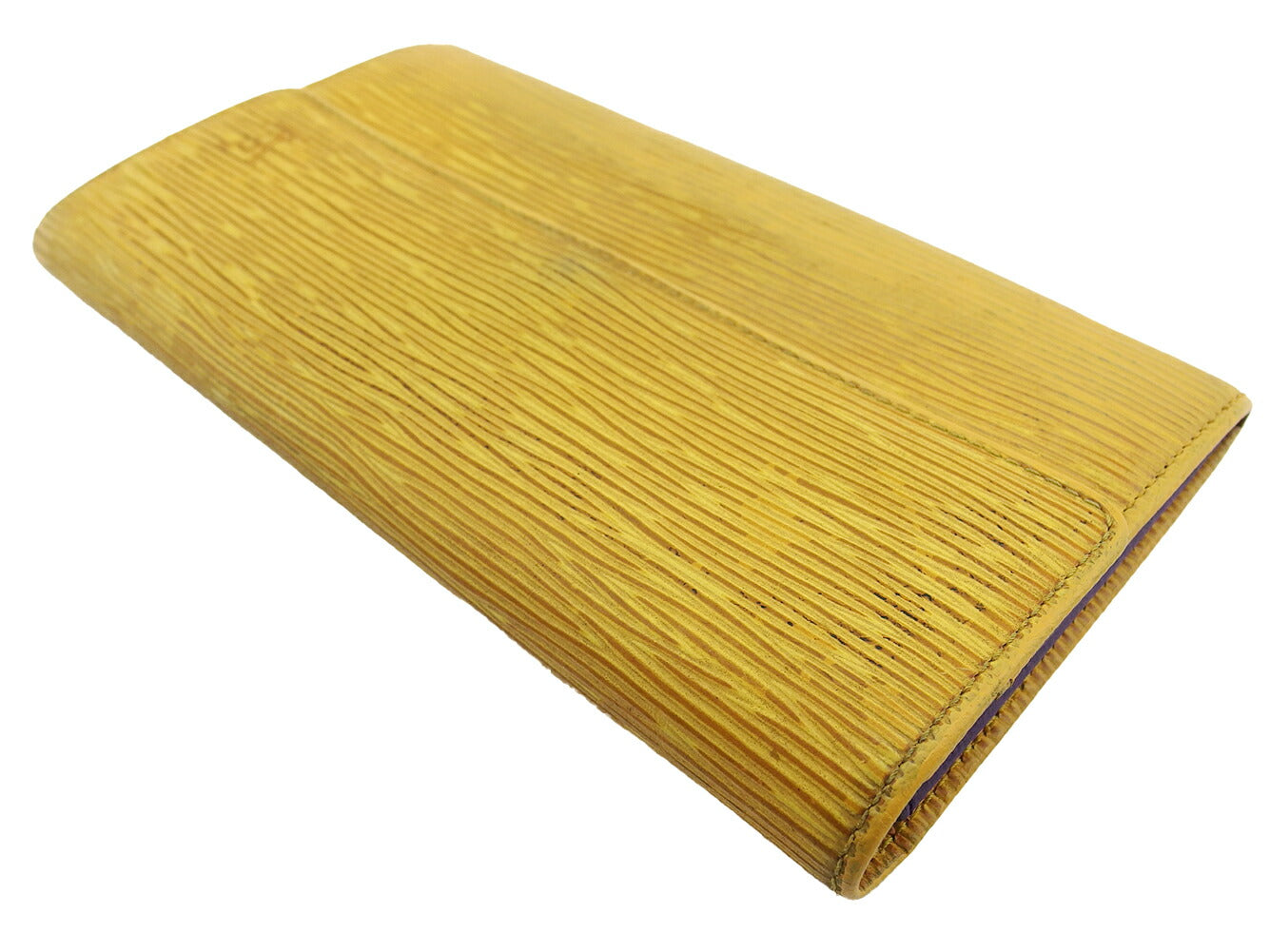 LOUIS VUITTON Long Wallet Purse M63579 Tassiri Yellow Pochette Porto MonÃ©credi
