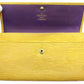 LOUIS VUITTON Long Wallet Purse M63579 Tassiri Yellow Pochette Porto MonÃ©credi