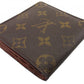 LOUIS VUITTON Bill Compartment M60929 Brown beige Porte Billets6Cartes Crdit