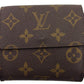 LOUIS VUITTON Bifold Wallet M61652 Brown beige gold Porte Monnaie Billets Cartes Credit
