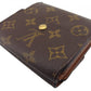 LOUIS VUITTON Bifold Wallet M61652 Brown beige gold Porte Monnaie Billets Cartes Credit
