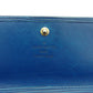 LOUIS VUITTON Long Wallet Purse M63565 blue Pochette Porto MonÃ©credi