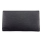 LOUIS VUITTON Long Wallet Purse M63382 black Porte Tresor International