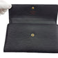 LOUIS VUITTON Long Wallet Purse M63382 black Porte Tresor International