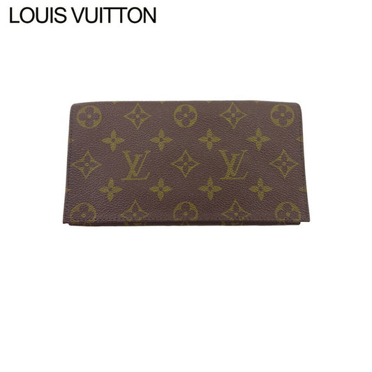 LOUIS VUITTON Bill Compartment Brown beige
