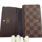 LOUIS VUITTON Long Wallet Purse N61730 Brown beige gold Portonebi Tresol