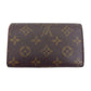 LOUIS VUITTON Long Wallet Purse M61730 Brown beige gold Portonebi Tresol
