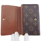 LOUIS VUITTON Long Wallet Purse M61730 Brown beige gold Portonebi Tresol