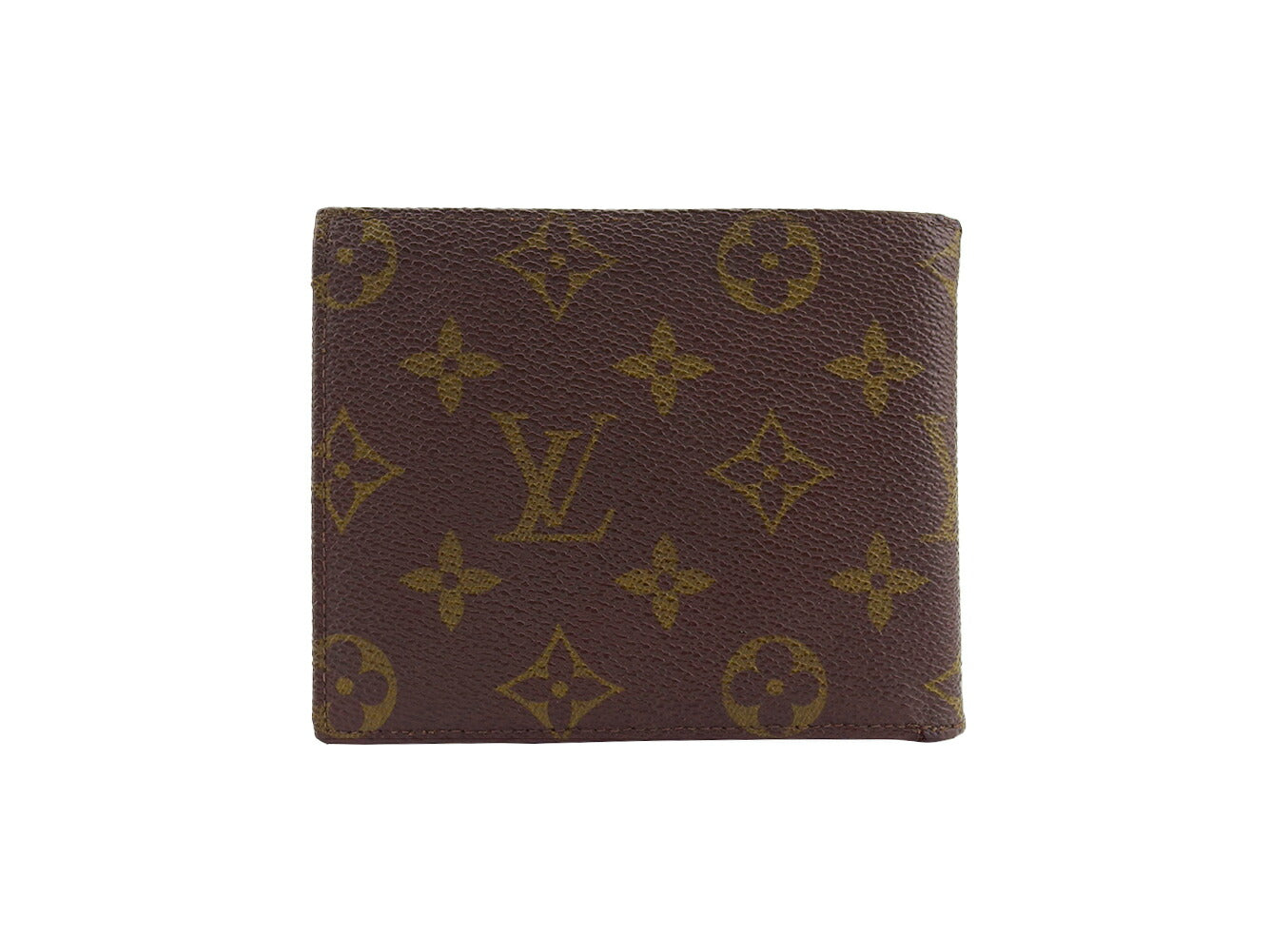LOUIS VUITTON Bifold Wallet Brown vintage
