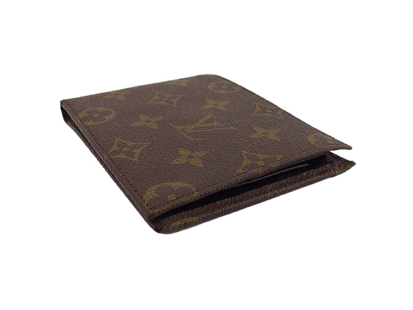 LOUIS VUITTON Bifold Wallet Brown vintage
