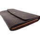 LOUIS VUITTON Long Wallet Purse M61724 Brown beige gold Pochette Porto MonÃ©credi