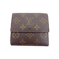 LOUIS VUITTON Bifold Wallet M61652 Brown beige gold Porte Monnaie Billets Cartes Credit