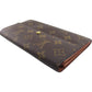 LOUIS VUITTON Long Wallet Purse M61725 Brown beige Pochette Porto MonÃ©credi