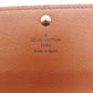 LOUIS VUITTON Long Wallet Purse M61725 Brown beige Pochette Porto MonÃ©credi