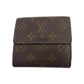 LOUIS VUITTON Bifold Wallet M61652 Brown beige gold Porte Monnaie Billets Cartes Credit