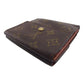 LOUIS VUITTON Bifold Wallet M61652 Brown beige gold Porte Monnaie Billets Cartes Credit
