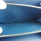 LOUIS VUITTON Long Wallet Purse M63575 Blue gold Pochette Porto MonÃ©credi