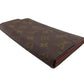 LOUIS VUITTON Long Wallet Purse No.212 Monogram canvas Brown beige vintage