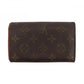 LOUIS VUITTON Long Wallet Purse M61730 Brown beige gold Portonebi Tresol
