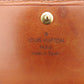 LOUIS VUITTON Long Wallet Purse M63573 Brown gold Pochette Porto MonÃ©credi