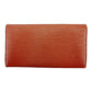 LOUIS VUITTON Long Wallet Purse M63573 Brown gold Pochette Porto MonÃ©credi