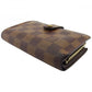 LOUIS VUITTON Bifold Wallet leather Brown beige Portefeuille Florin