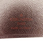 LOUIS VUITTON Bifold Wallet leather Brown beige Portefeuille Florin