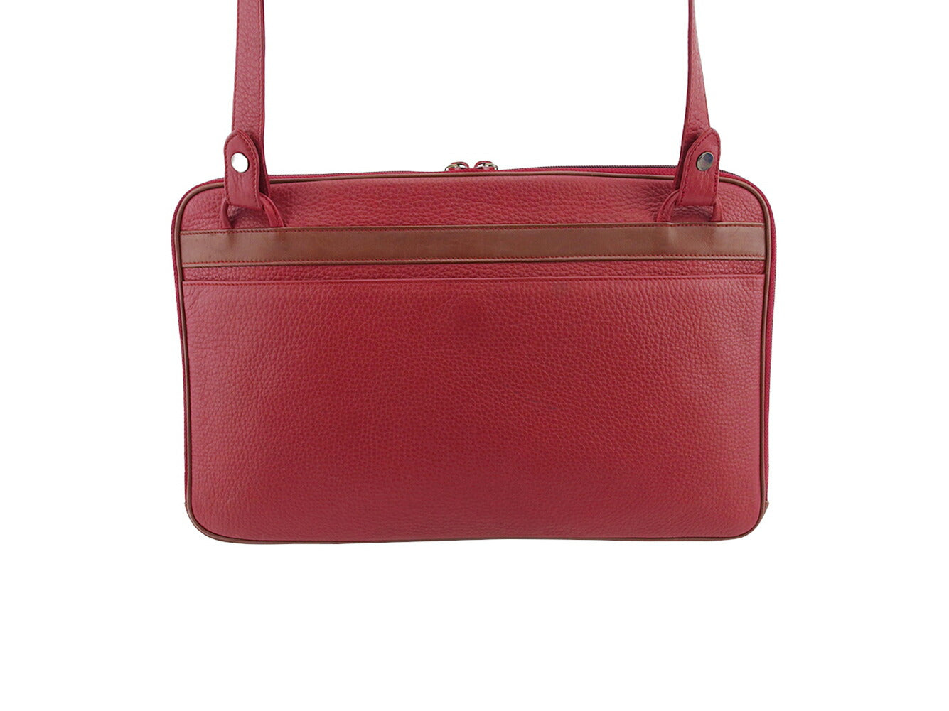 GUCCI Shoulder Bag Red 2WAY interlocking G