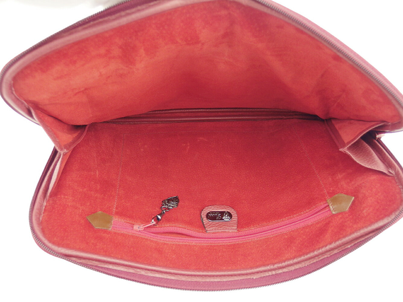 GUCCI Shoulder Bag Red 2WAY interlocking G