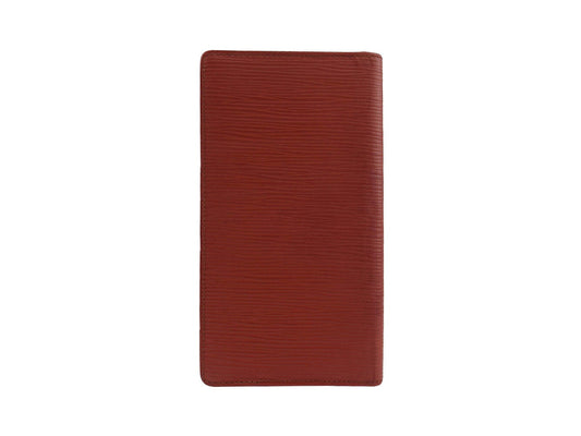 LOUIS VUITTON Long Wallet Purse M63213 Brown Porto Cartes Cridit Yen