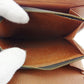LOUIS VUITTON Bifold Wallet M61735 Brown Porto Monezup