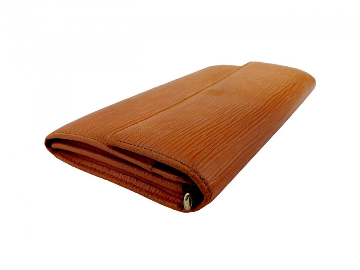 LOUIS VUITTON Long Wallet Purse Mandarin Epi