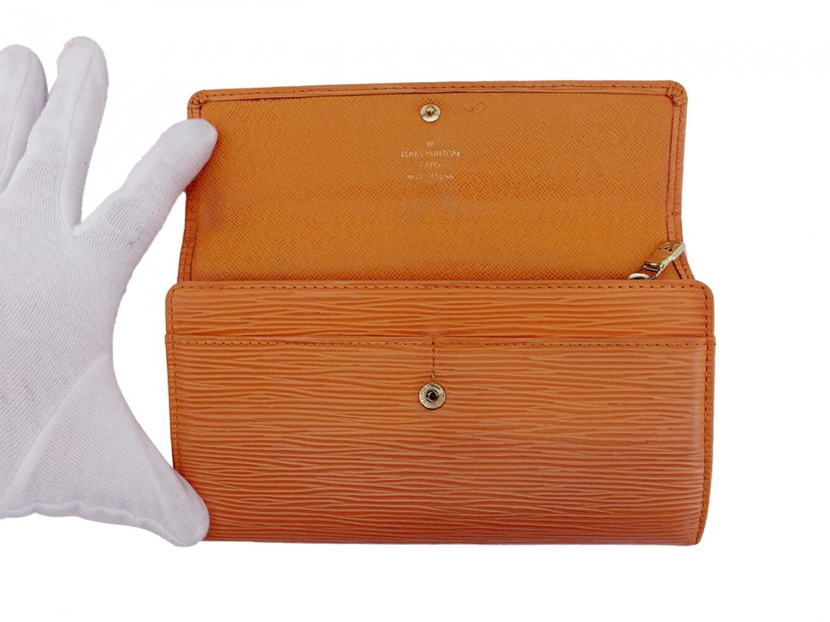 LOUIS VUITTON Long Wallet Purse Mandarin Epi
