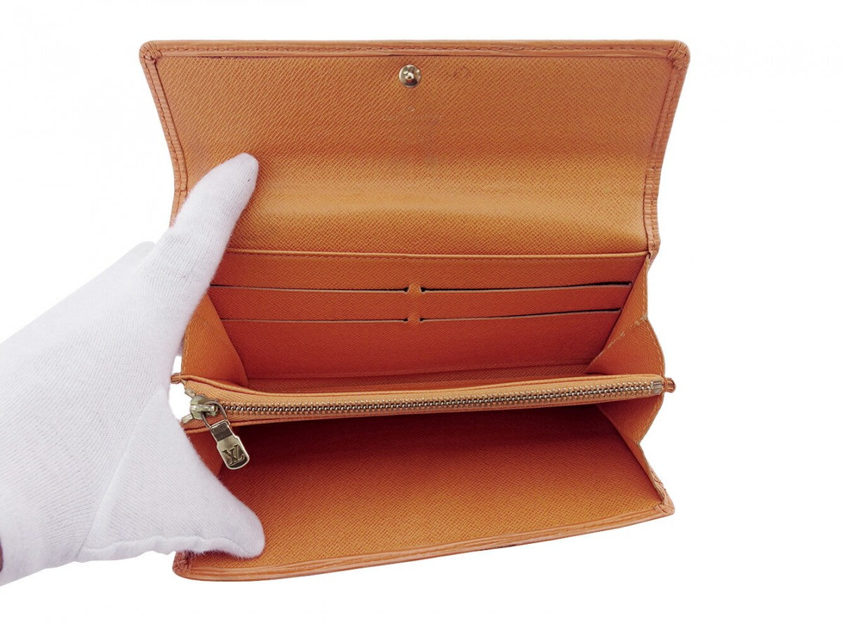 LOUIS VUITTON Long Wallet Purse Mandarin Epi