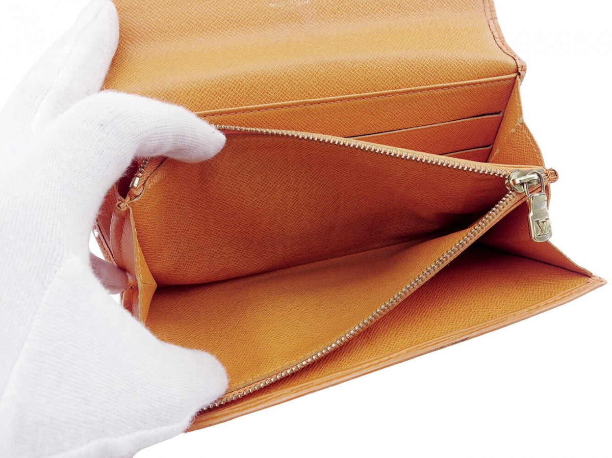 LOUIS VUITTON Long Wallet Purse Mandarin Epi