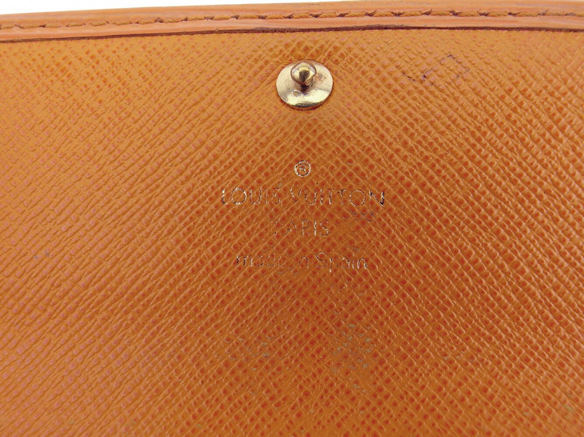 LOUIS VUITTON Long Wallet Purse Mandarin Epi