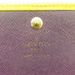 LOUIS VUITTON Long Wallet Purse M63579 Tassiri Yellow Pochette Porto Monnet Credit