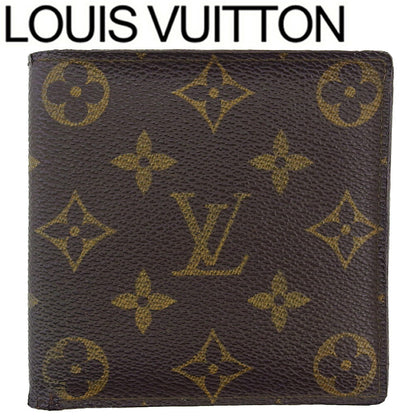LOUIS VUITTON Bifold Wallet M61665 Brown beige Porte Billets Cartes Crdit Monet