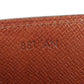LOUIS VUITTON Long Wallet Purse M61724 Brown beige Pochette Porto MonÃ©credi