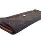 LOUIS VUITTON Long Wallet Purse M61724 Brown beige Pochette Porto MonÃ©credi