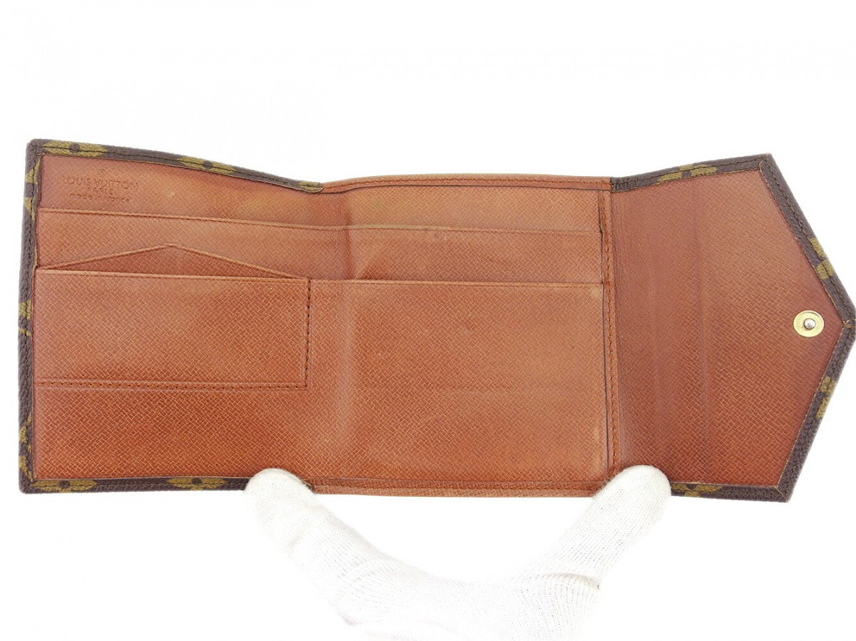 LOUIS VUITTON Bifold Wallet M61660 Brown beige Portonebi (old type)