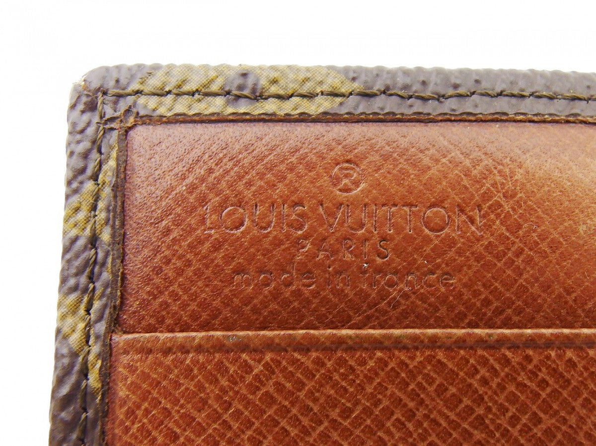 LOUIS VUITTON Bifold Wallet M61660 Brown beige Portonebi (old type)