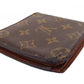 LOUIS VUITTON Bifold Wallet M61665 Brown beige Porte Billets Cartes Crdit Monet
