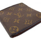 LOUIS VUITTON Bifold Wallet M61665 Brown beige Porte Billets Cartes Crdit Monet