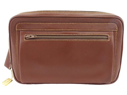 GUCCI Clutch bag Brown Old Gucci