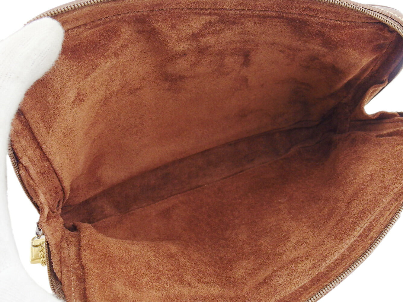 GUCCI Clutch bag Brown Old Gucci